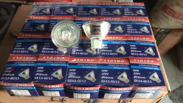 Bóng chén halogen 220v 50w