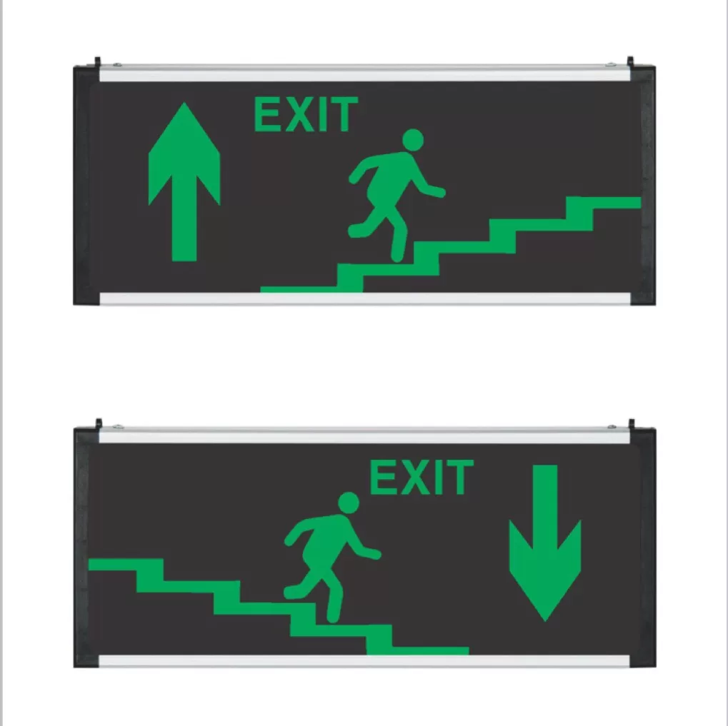 Đèn EXIT cầu thang lên xuống